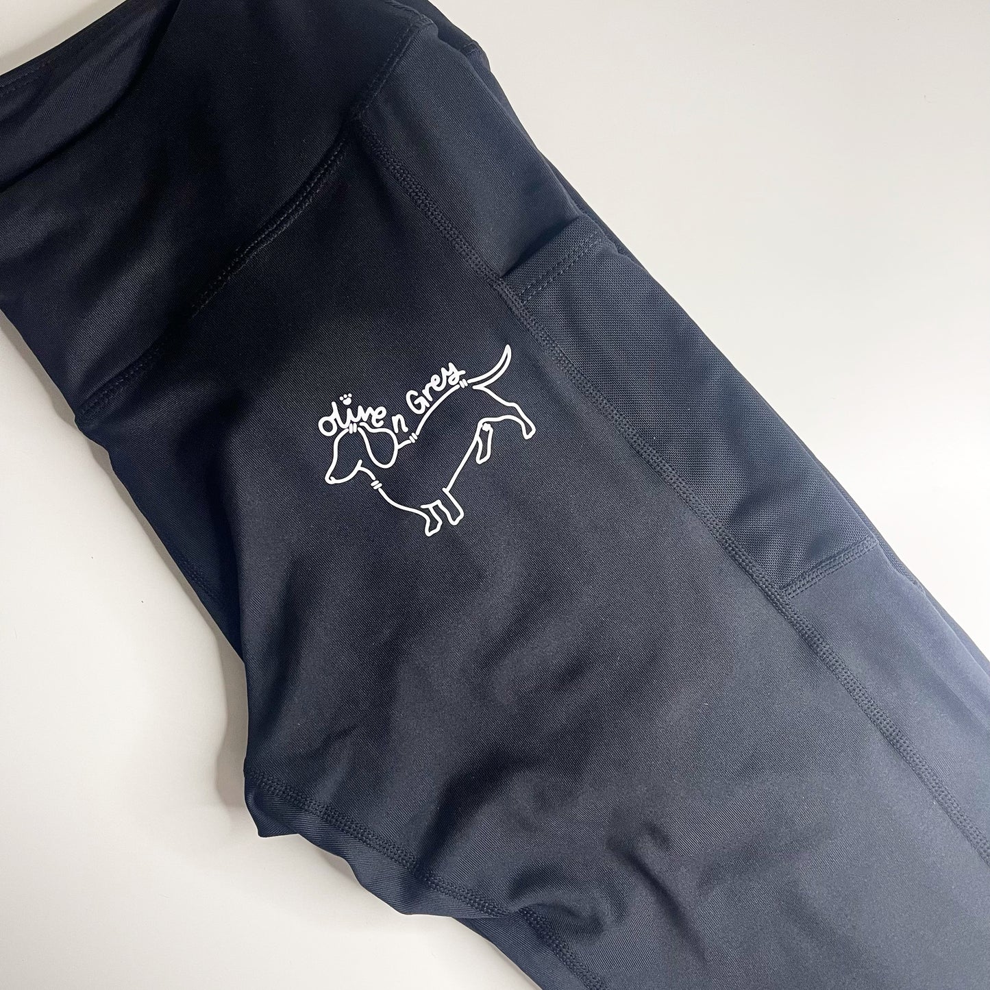 Olive n Grey Performance Leggings