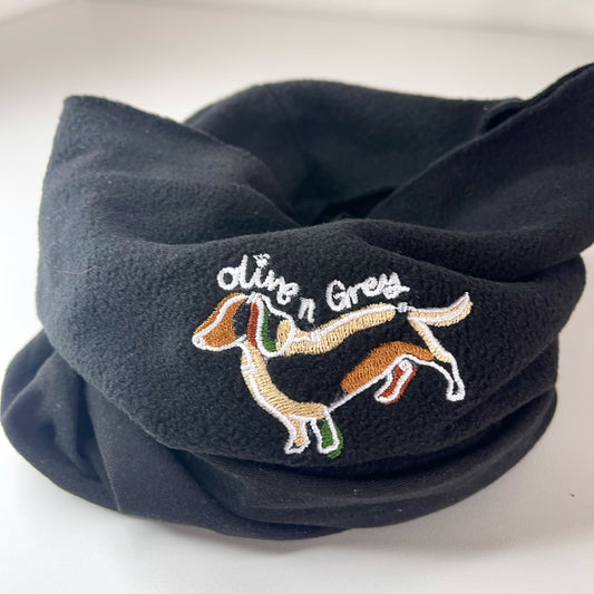 Embroidered Fleece Snood