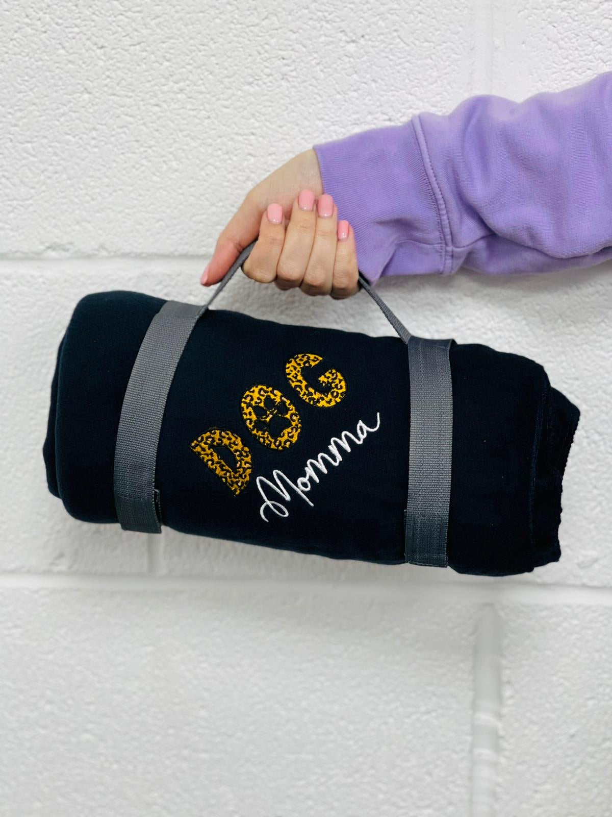 Dog Momma Fleece Blanket