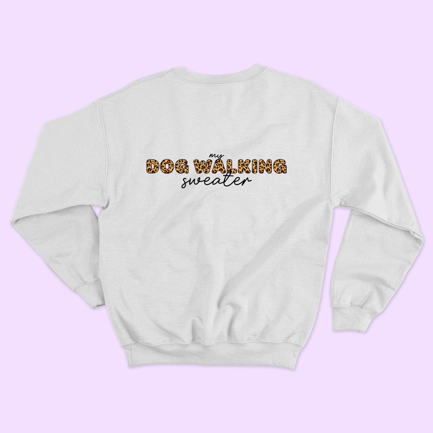My Dog Walking Sweater Leopard - Mini Human Sweater