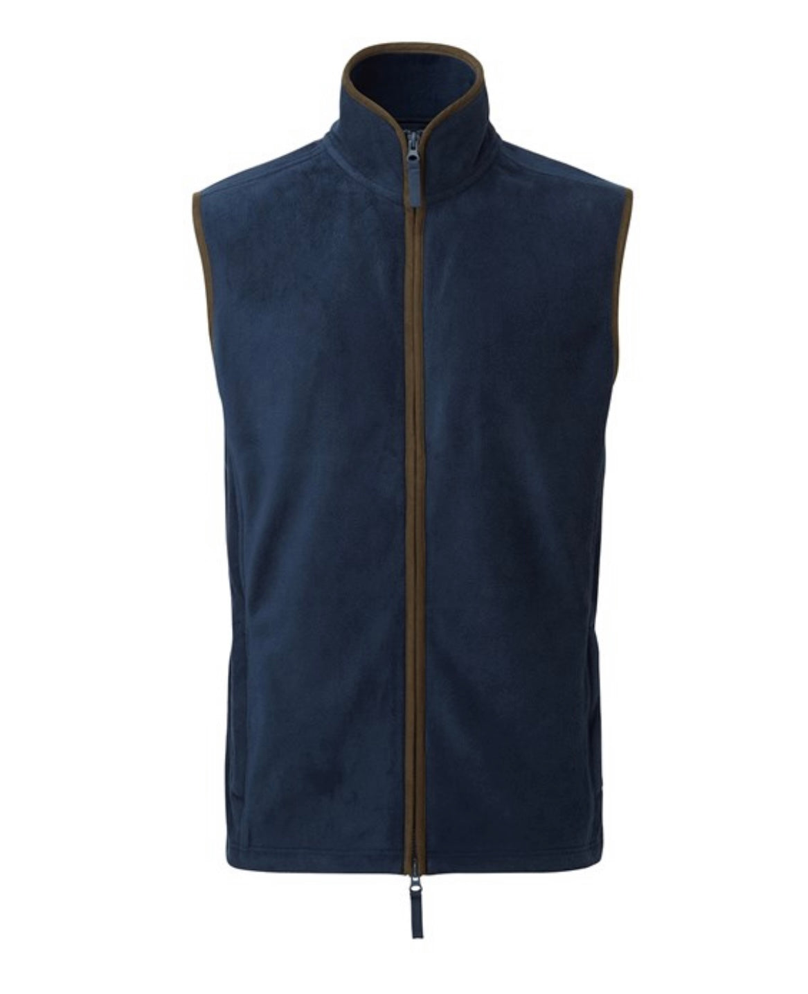 Olive n Grey Fleece Gilet