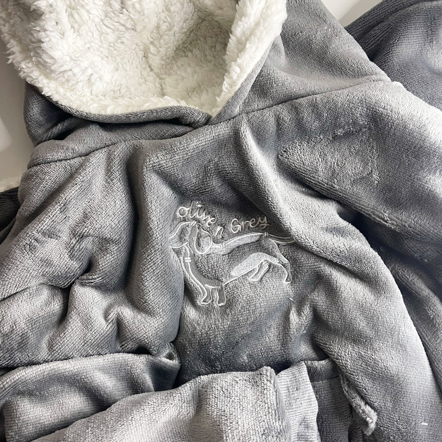 Olive n Grey Snuggly