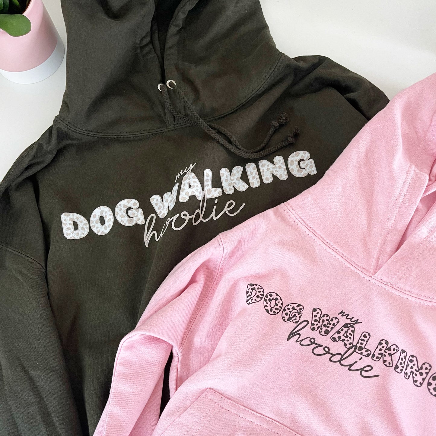My Dog Walking Hoodie Dalmatian - Mini Human Hoodie