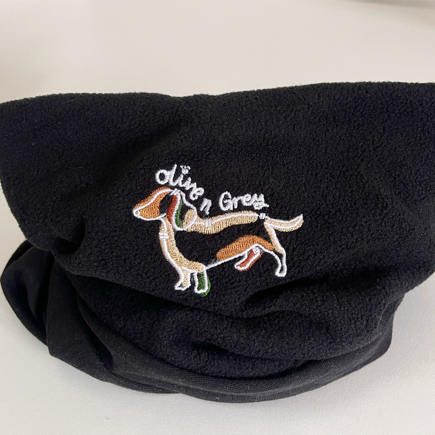 Embroidered Fleece Snood