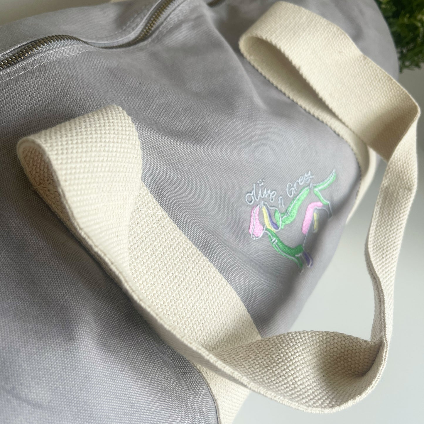 Olive n Grey Essentials Weekend Bag