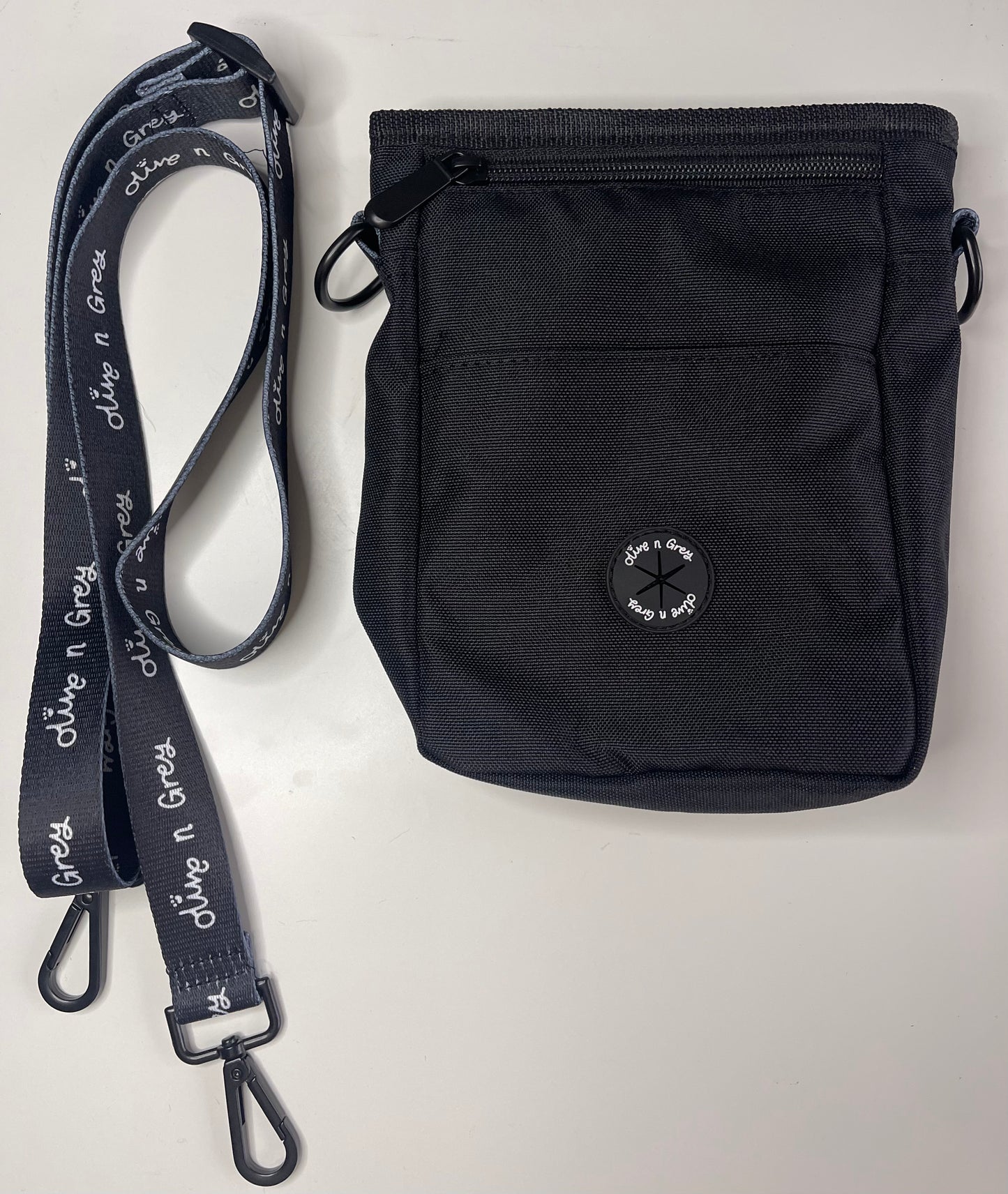 Olive n Grey Dog Walking Bag - Black