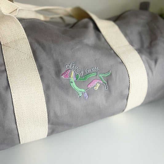 Olive n Grey Essentials Weekend Bag