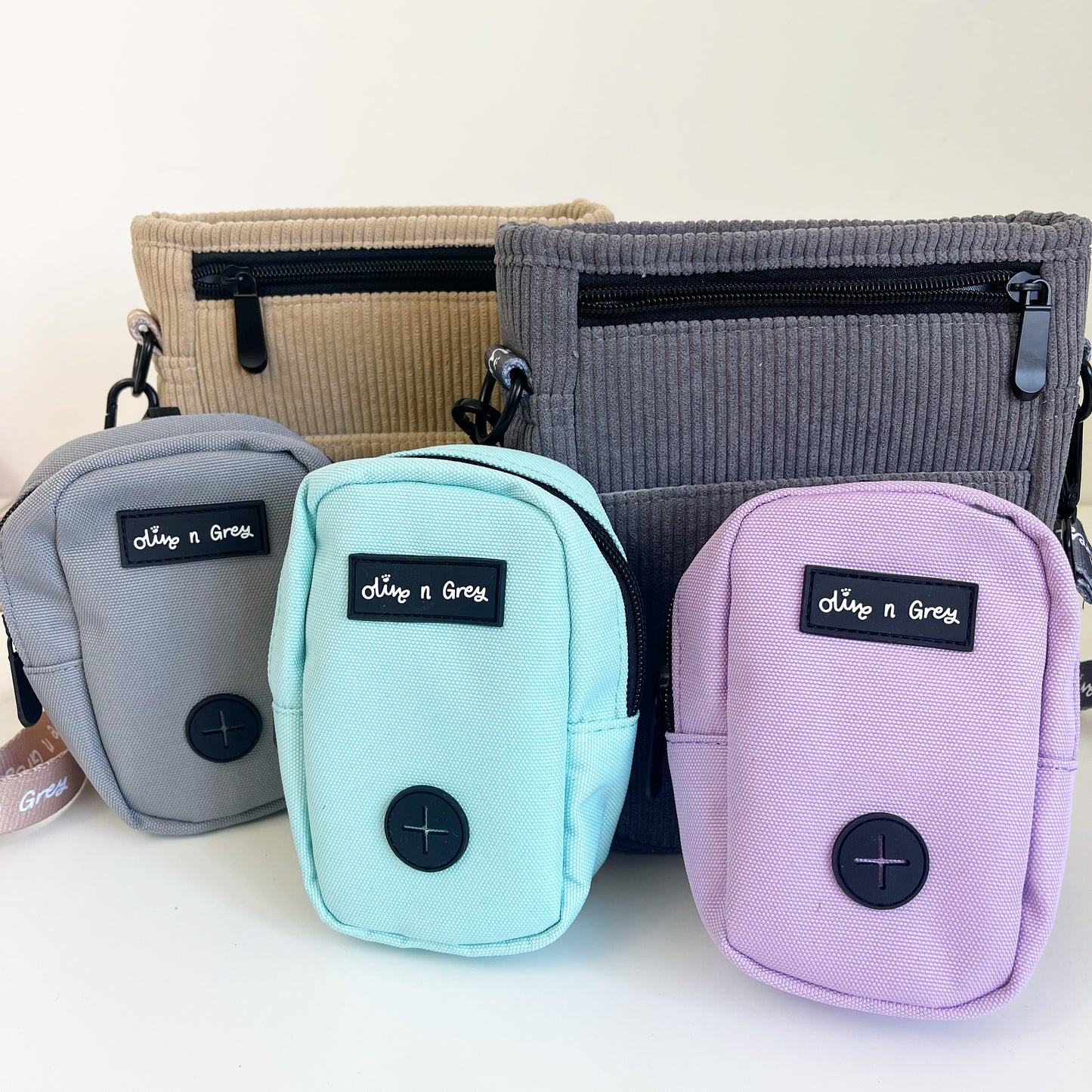 Olive n Grey Treato Pouch