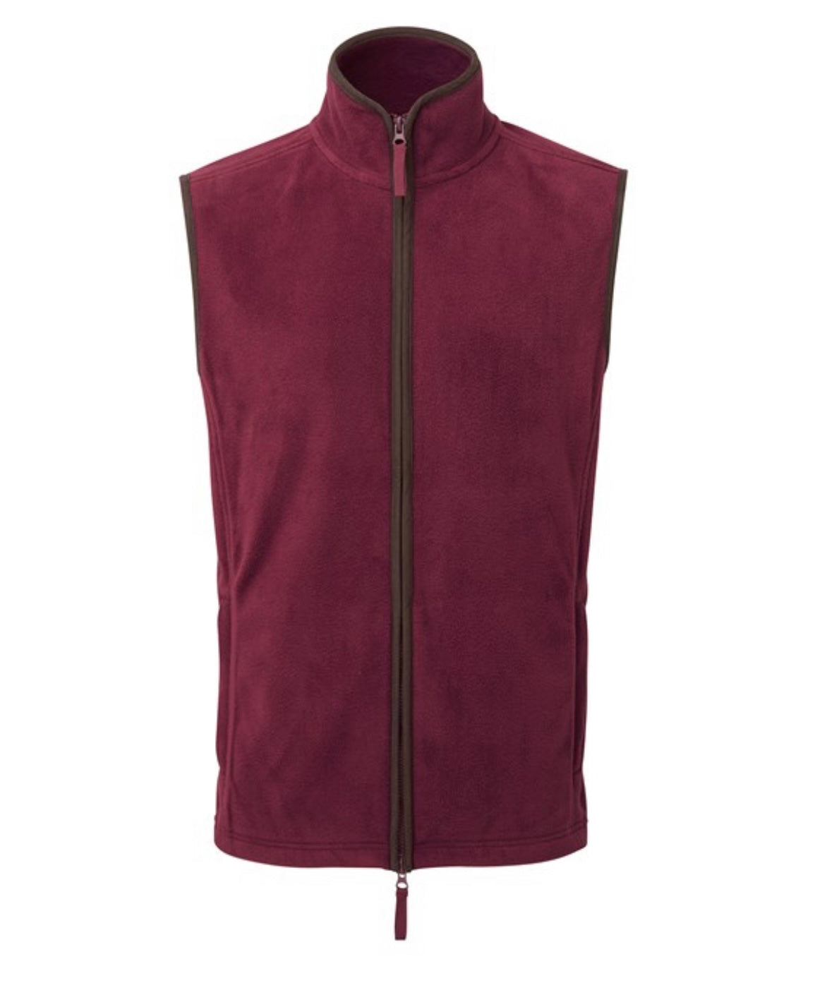 Olive n Grey Fleece Gilet