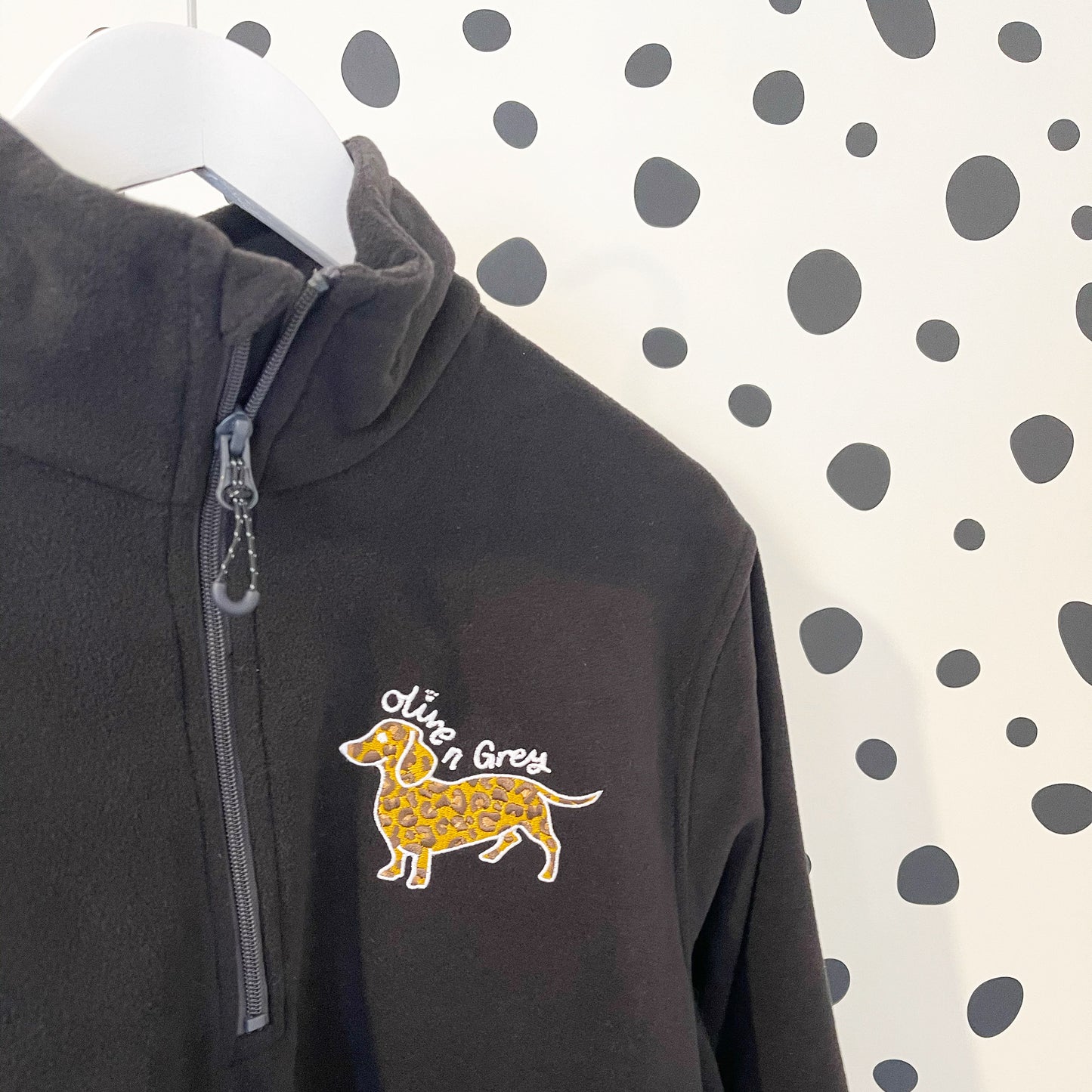 Olive n Grey Leopard Micro Fleece