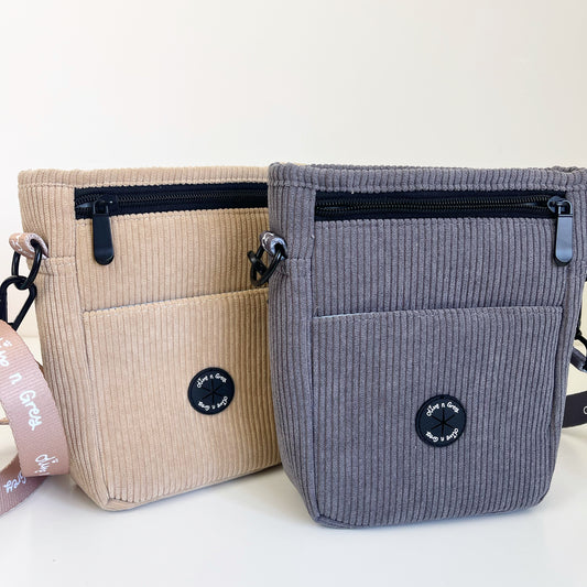 Olive n Grey Dog Walking Bag