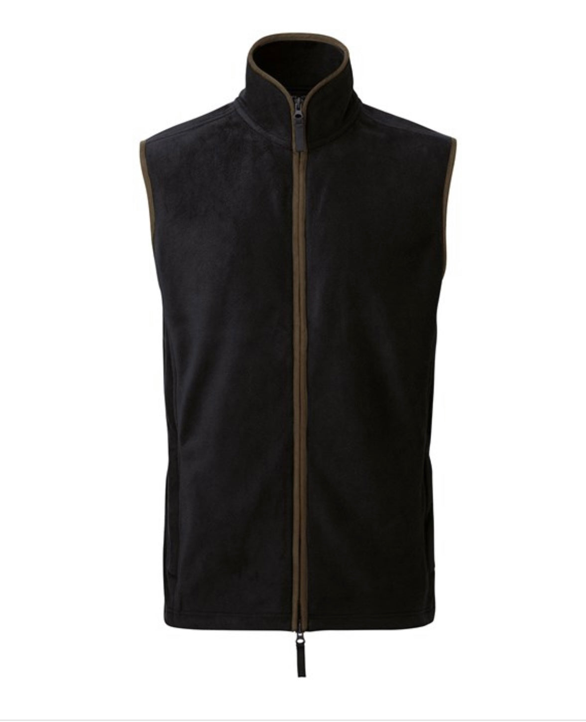 Olive n Grey Fleece Gilet