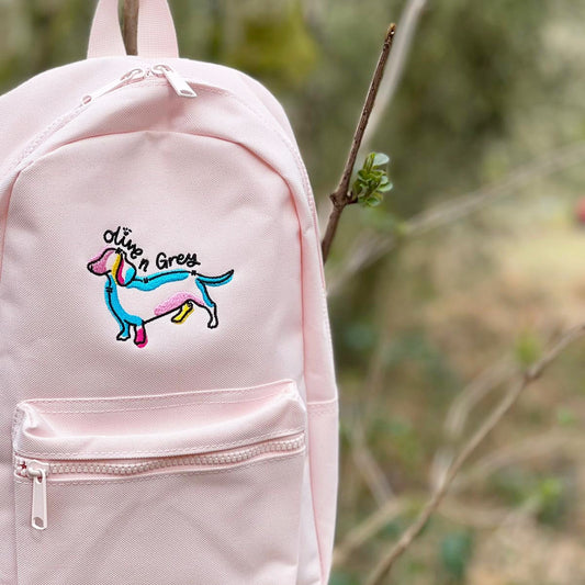 Olive n Grey Mini Backpack