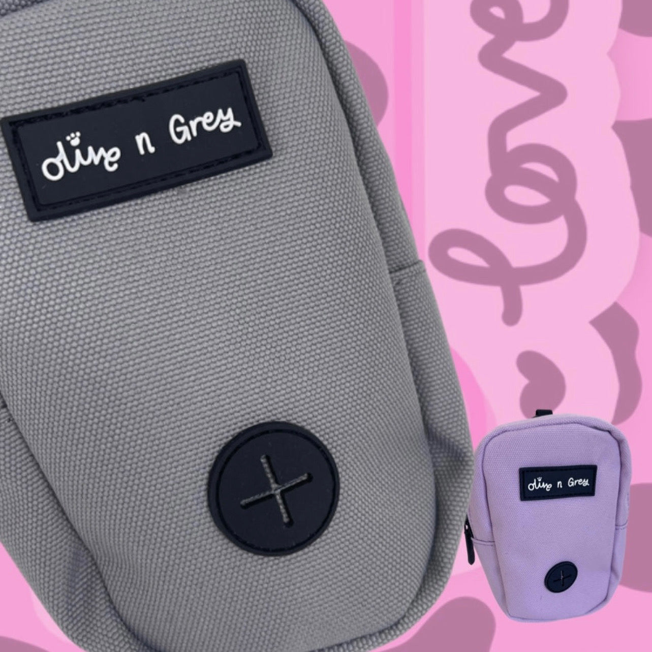 Olive n Grey Treato Pouch