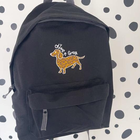 Olive n Grey Standard Backpack