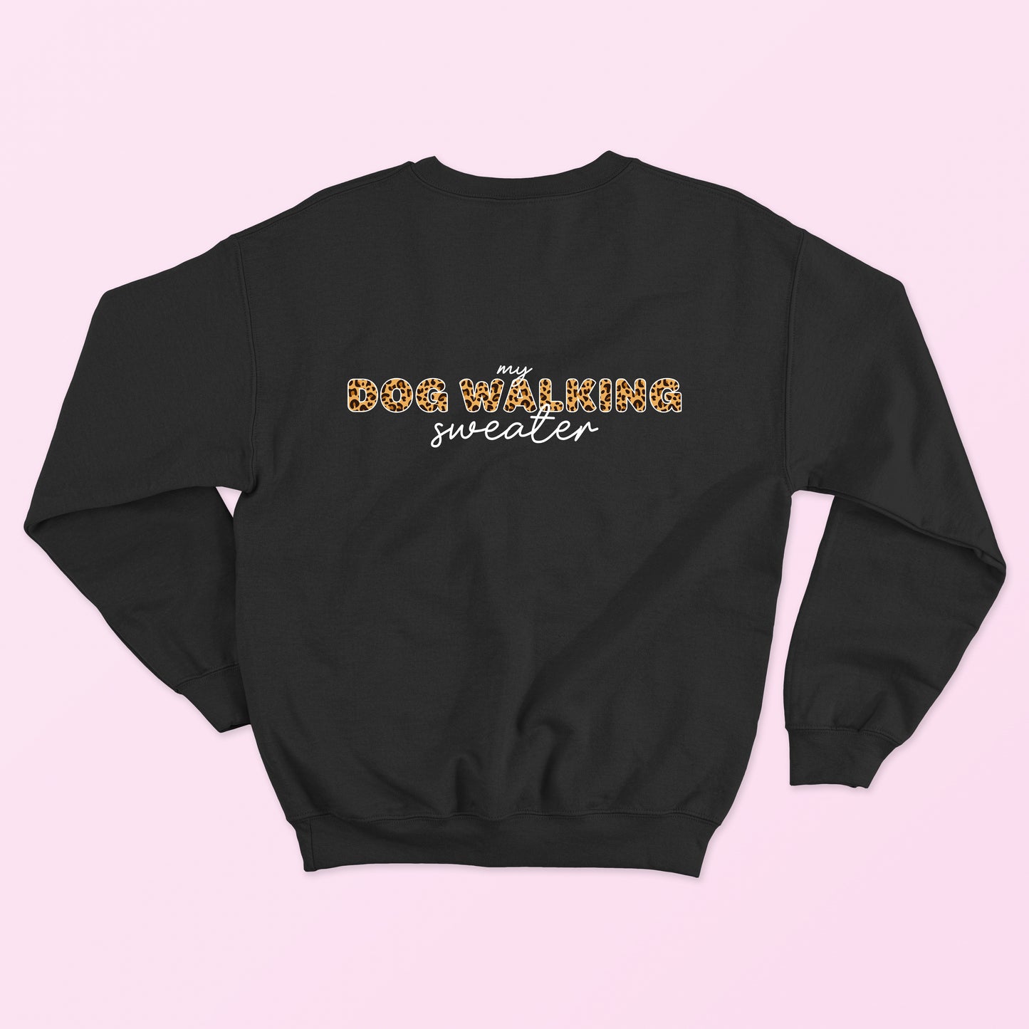 My Dog Walking Sweater Leopard - Mini Human Sweater