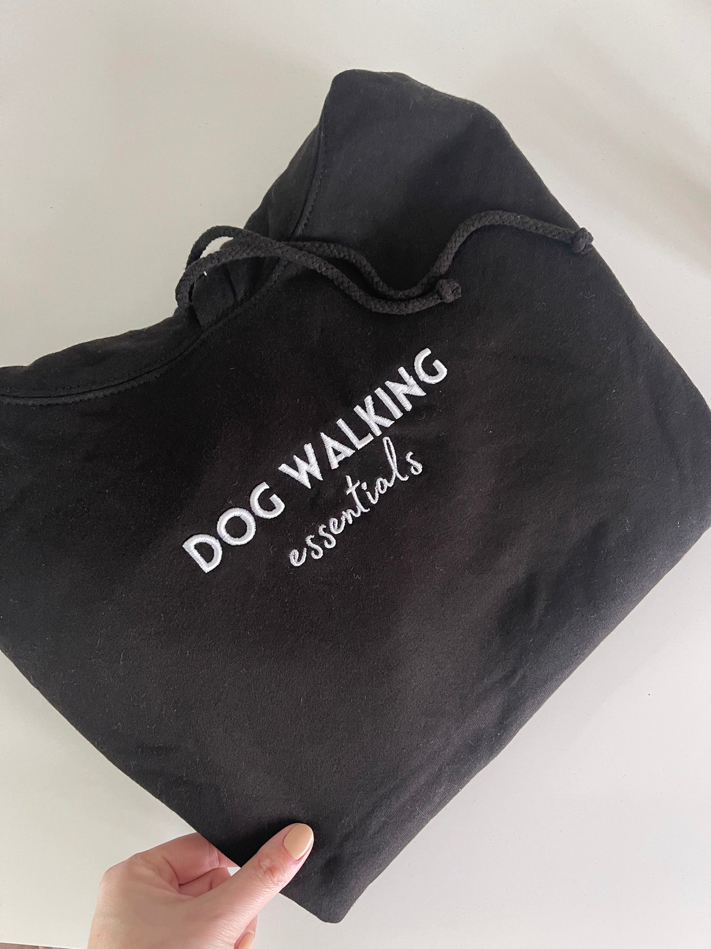 Dog Walking Essentials Hoodie, Black - Small