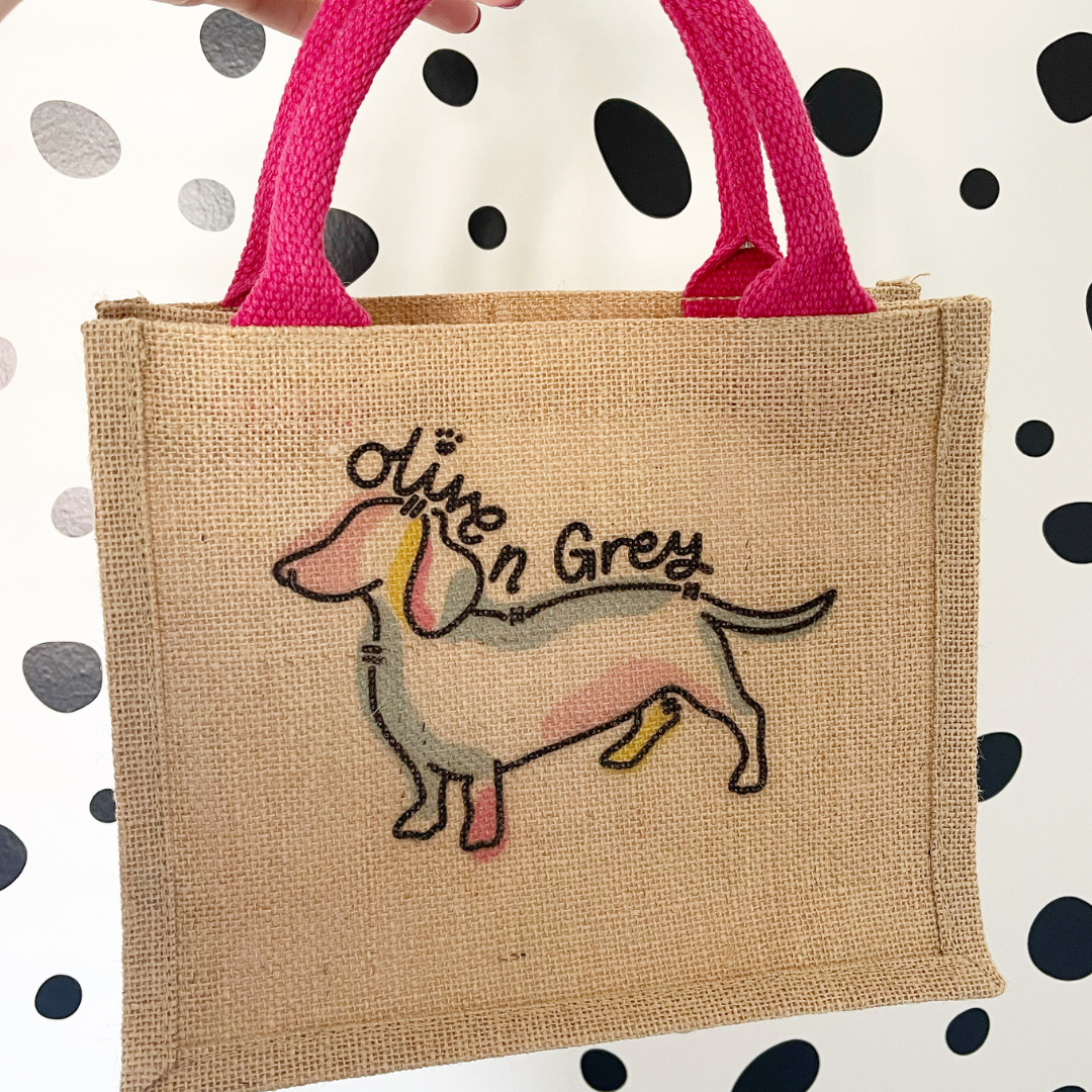 Mini Jute Gift Bag