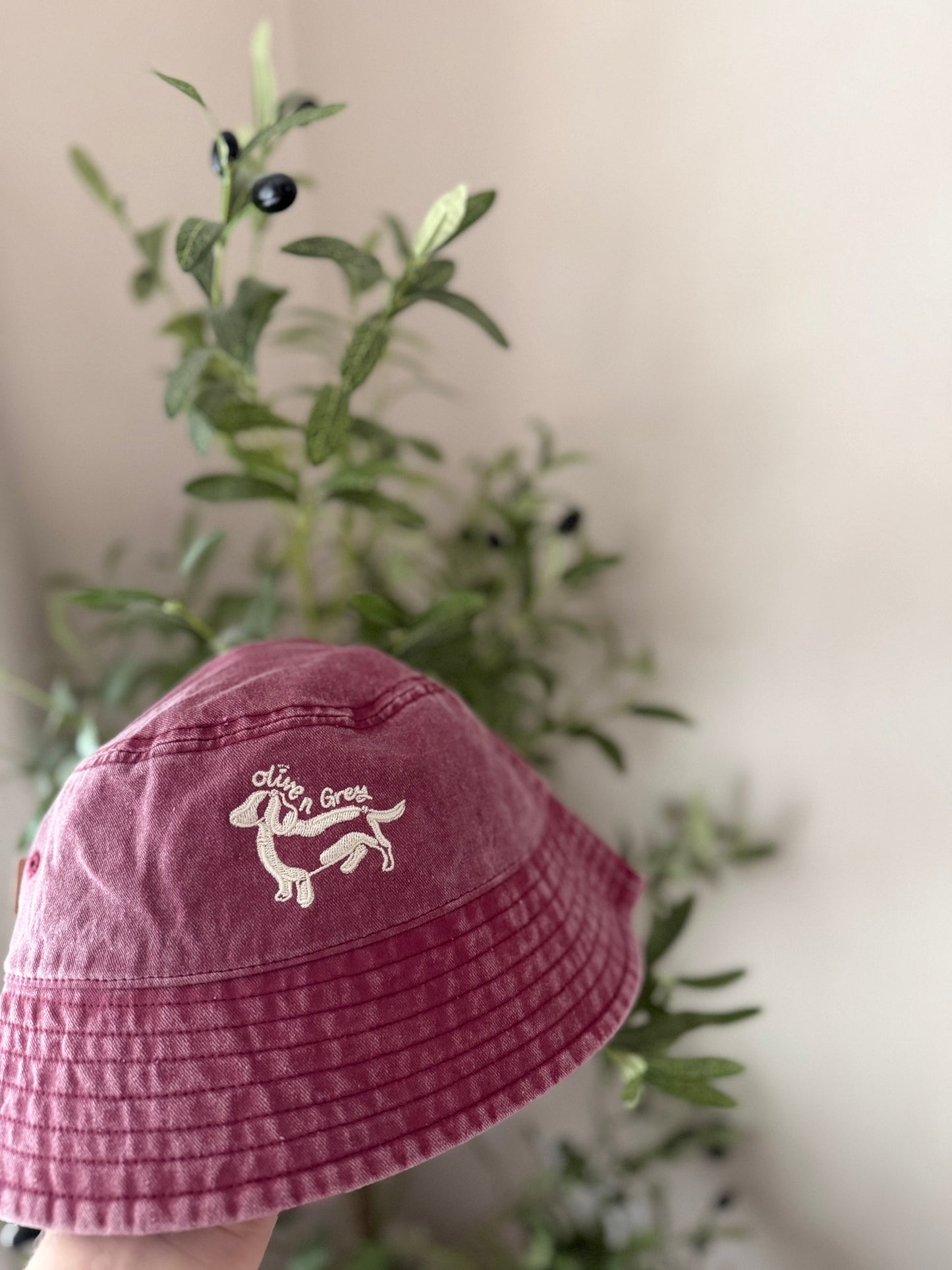 Olive n Grey Bucket Hat