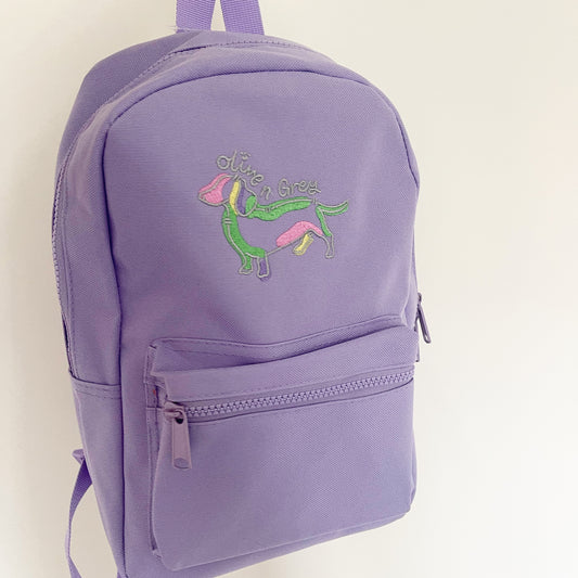 Olive n Grey Spring Mini Backpack