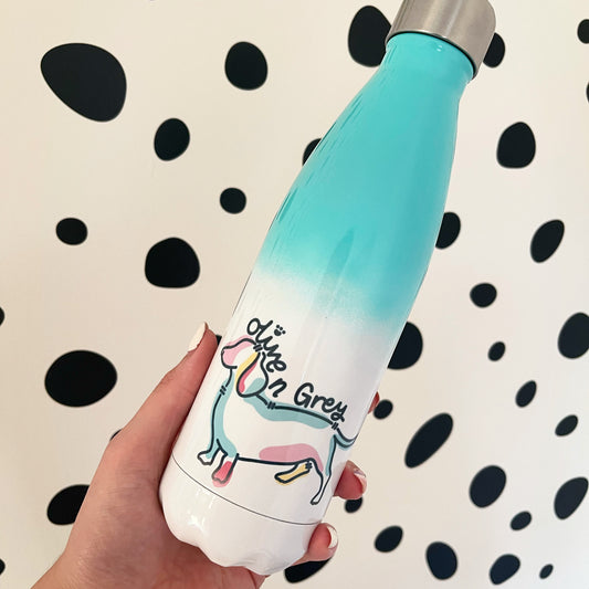 Olive n Grey Bottle, Baby Blue