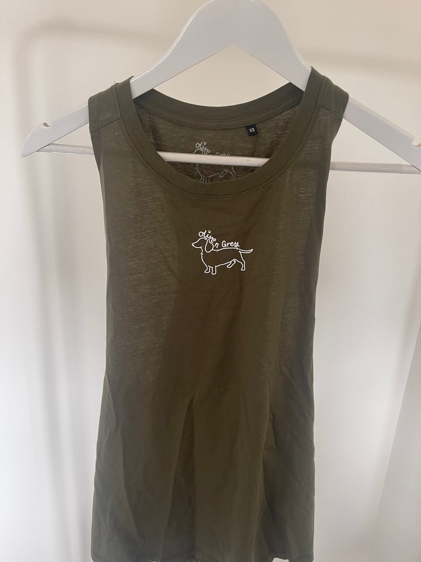 Olive n Grey Khaki Vest XSmall