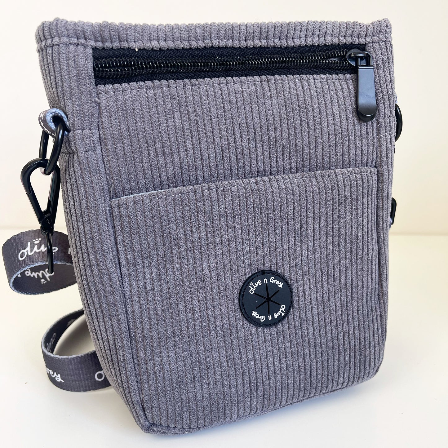 Olive n Grey Dog Walking Bag