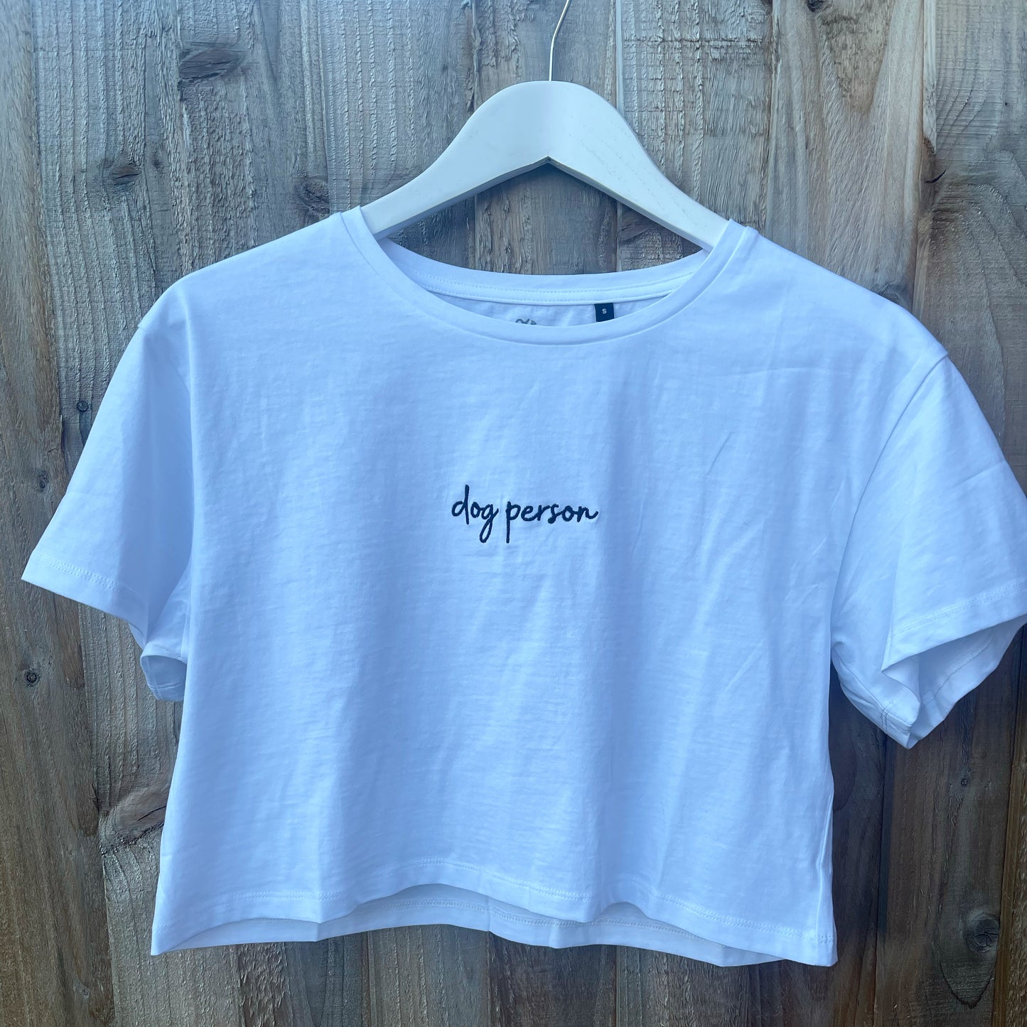Dog Person Cropped T-Shirt