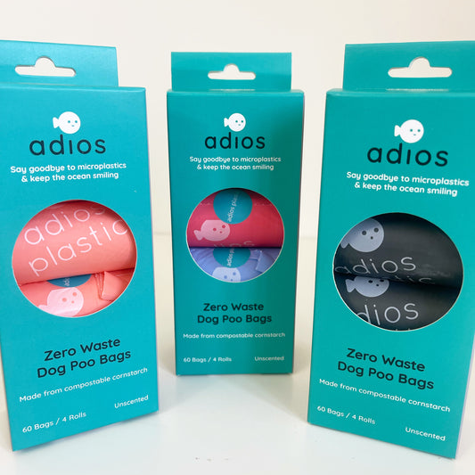 Adios Compostable Dog Poo Bags